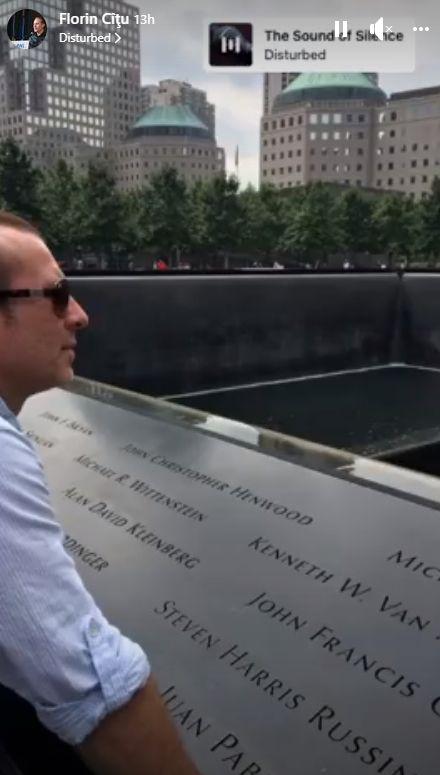 Fotografii postate de Florin Cîţu la Facebook Story, însoţite de frânturi de melodii