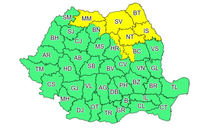 Avertizare meteo Cod Portocaliu: Caniculă în România, urmată de furtuni cu grindină. Maxime de 41 de grade Celsius