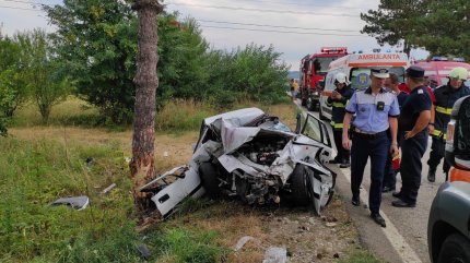 accident la Pojogeni, în Gorj