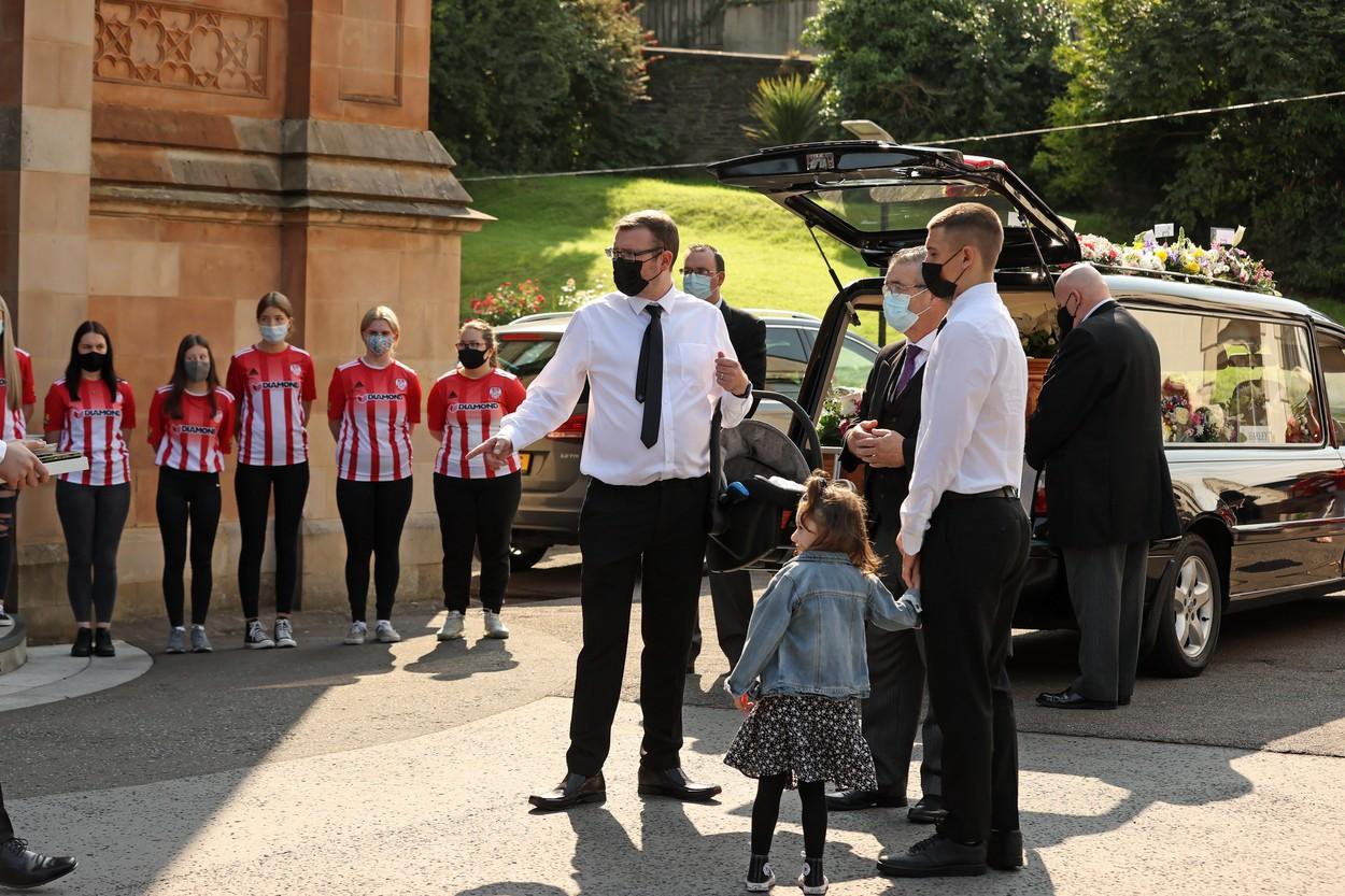 Imagini de la înmormântarea Samanthei Willis, din Derry, Irlanda de Nord