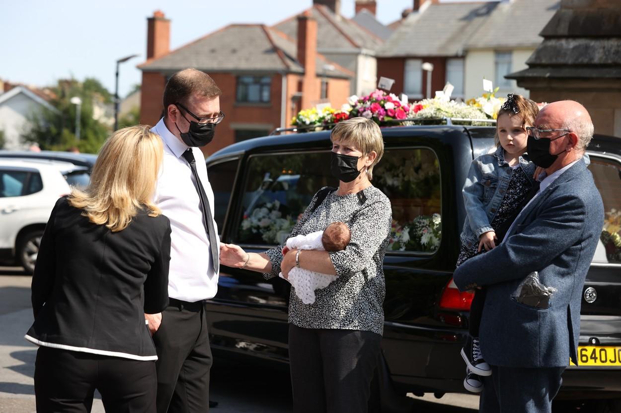 Imagini de la înmormântarea Samanthei Willis, din Derry, Irlanda de Nord