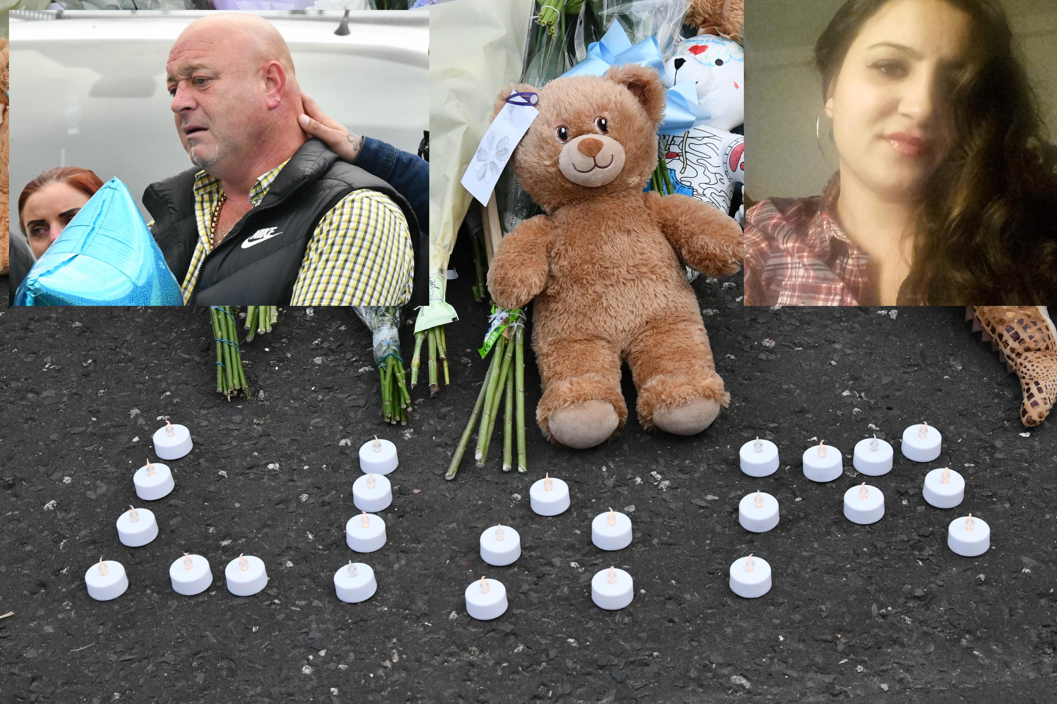 Bebeluşul de două luni, ucis de mama româncă a fost înmormântat în Belfast. Tatăl i-a purtat sicriul pe brațe