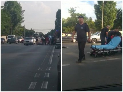 Un bărbat care circula pe o trotinetă a murit la spital după ce a fost şicanat de un motociclist