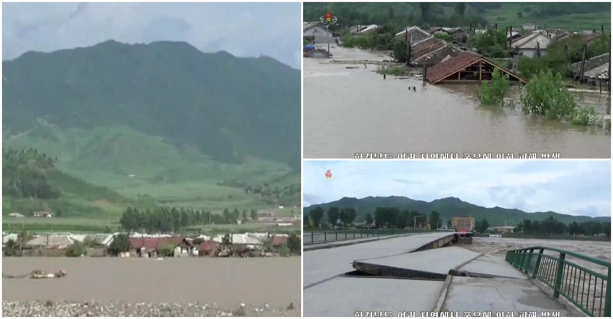 Inundaţii în Coreea de Nord