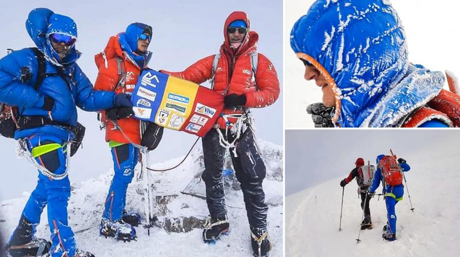 Alex Benchea pe Vârful Elbrus Alex Benchea