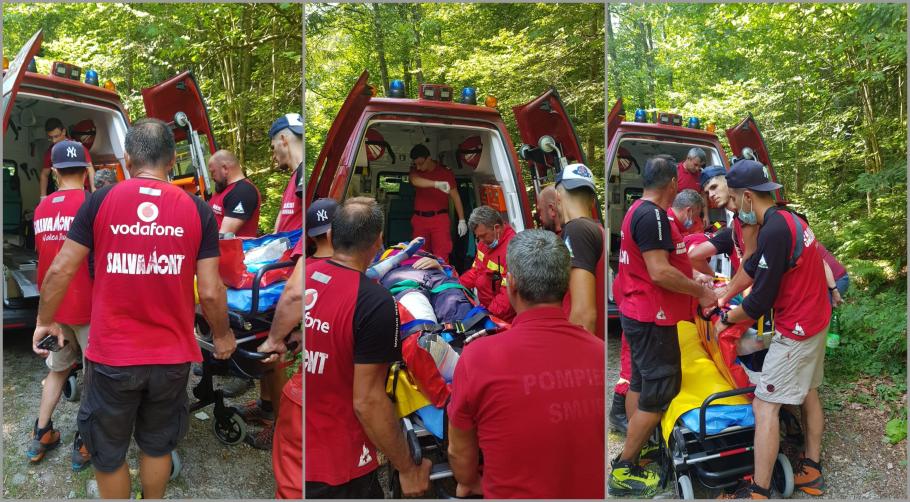 Salvamontiştii hunedoreni au intervenit pentru a acorda primul ajutor unei fete căzute în prăpastie Salvamontiştii hunedoreni au intervenit pentru a acorda primul ajutor unei fete căzute în prăpastie