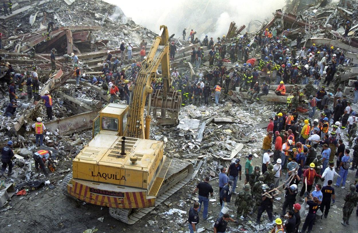 Echipajele implicate în operaţiunile de salvare , după atentatele de la 11 septembrie 2001