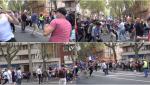 VIDEO. Bătăi violente de stradă la un protest fată de permisul de sănătate în Franţa. "Vestele galbene", atacate cu bâte