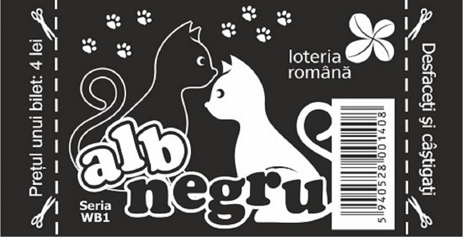 loz de la Loteria Română loz "Alb Negru"