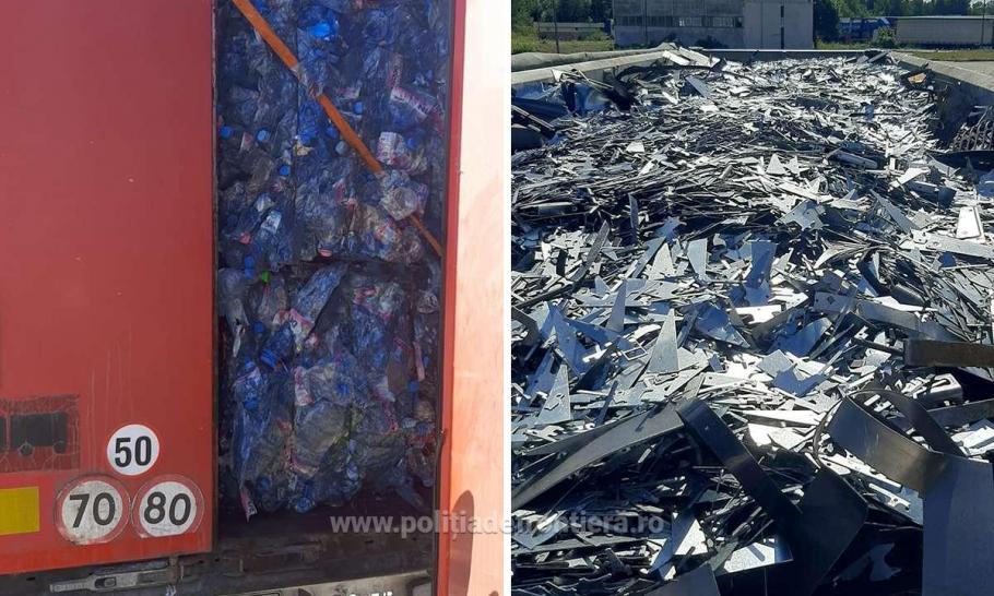 Doi bulgari prinşi când încercau să introducă ilegal în România zeci de tone de deşeuri metalice şi plastice Zeci de tone de deşeuri metalice şi plastice ar fi urmat să ajungă din Bulgaria în România