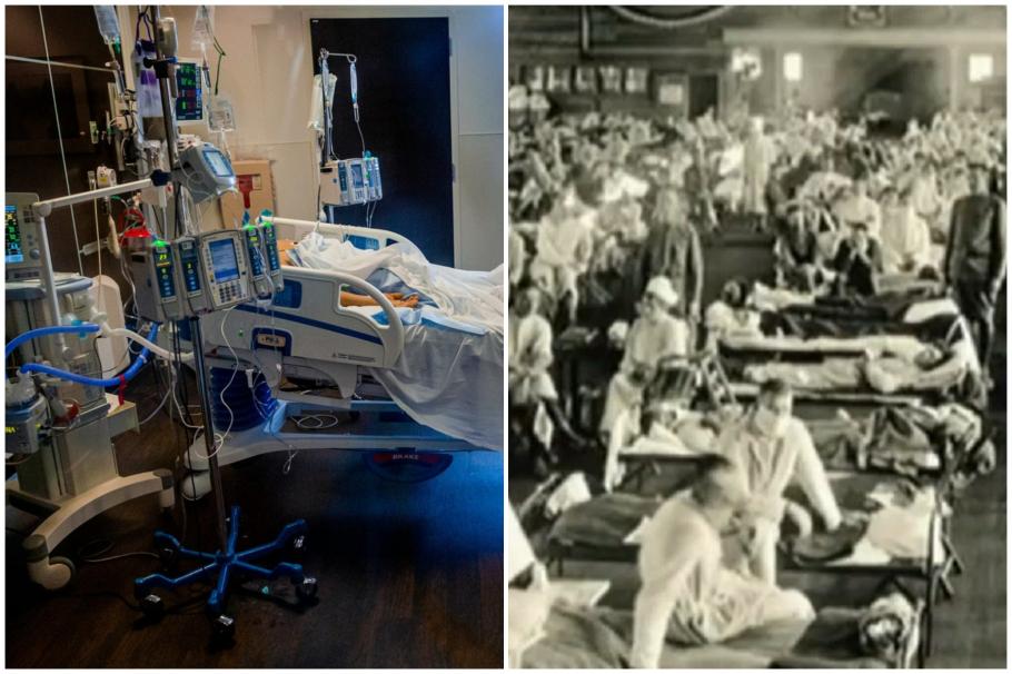 Pandemia de COVID-19, comparată cu gripa spaniolă din 1918-1919 Pandemia de COVID-19, comparată cu gripa spaniolă din 1918-1919