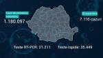 Lista pe judeţe a cazurilor de coronavirus în România, 24 septembrie 2021