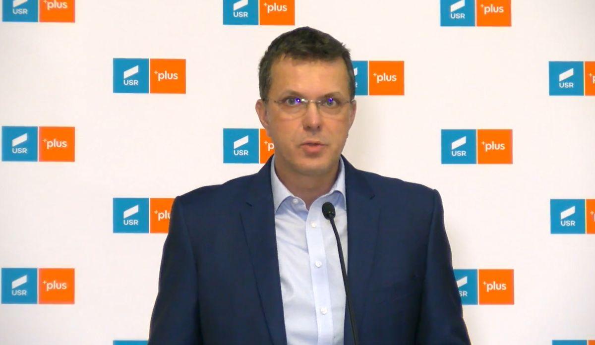 Ionuţ Moşteanu, purtătorul de cuvânt al USR PLUS Ionuţ Moşteanu, purtătorul de cuvânt al USR PLUS