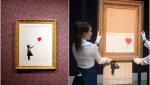 ''Girl with Balloon'', celebra lucrare a lui Banksy care s-a autodistrus în direct, scoasă din nou la licitaţie pentru o sumă de patru ori mai mare