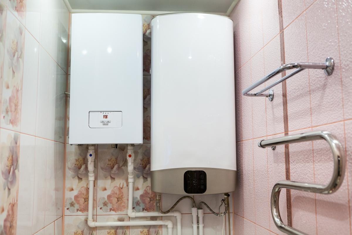 boiler pe gaz metan boiler în baie