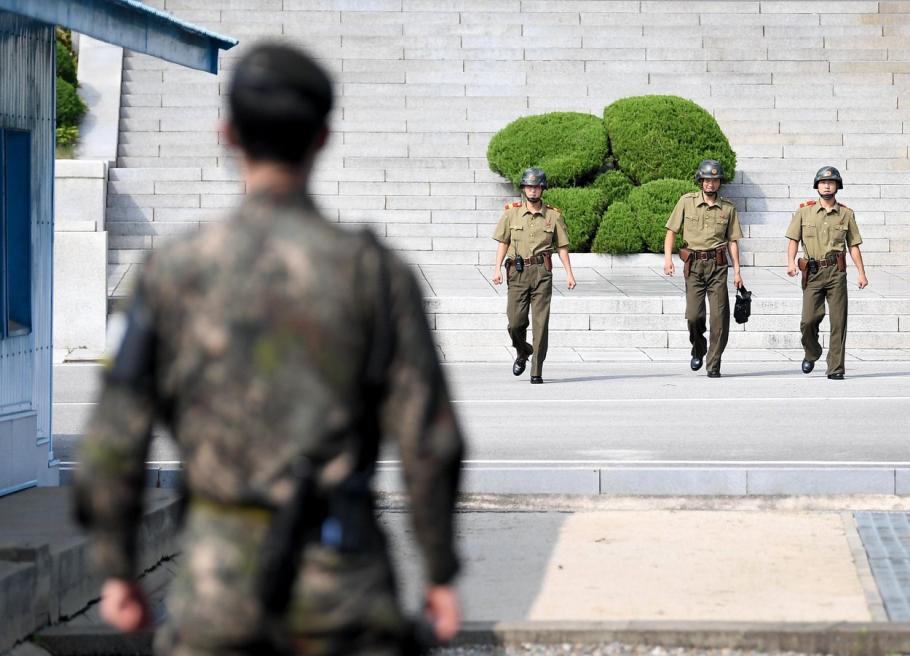 Situaţie rară şi ciudată la graniţa dintre cele două Corei. O persoană a intrat clandestin în Nord, venind din Sud