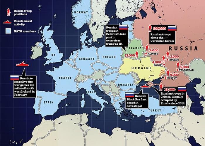 64.000 de soldați americani staționați în Europa așteaptă semnalul lui Biden pentru a interveni în Ucraina