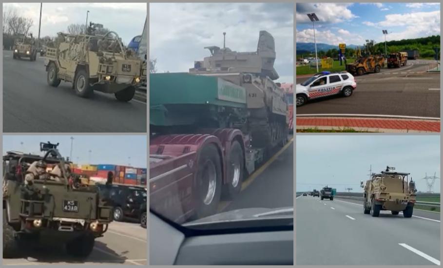Ministerul Apărării, explicaţii după apariţia unor imagini virale cu coloane militare pe şoselele din România Ministerul Apărării, explicaţii după apariţia unor imagini virale cu coloane militare pe şoselele din România