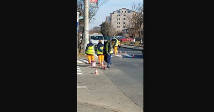 FOTO. Trecerea de pietoni pe care și-a pierdut viața Raisa, refăcută după mai bine de două săptămâni de la accident și mai mult de un an de la ultima sesizare a locuitorilor