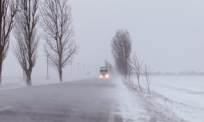 Alertă meteo de ninsori și viscol puternic în România. Coduri galben și portocaliu în jumătate de țară, până luni dimineață