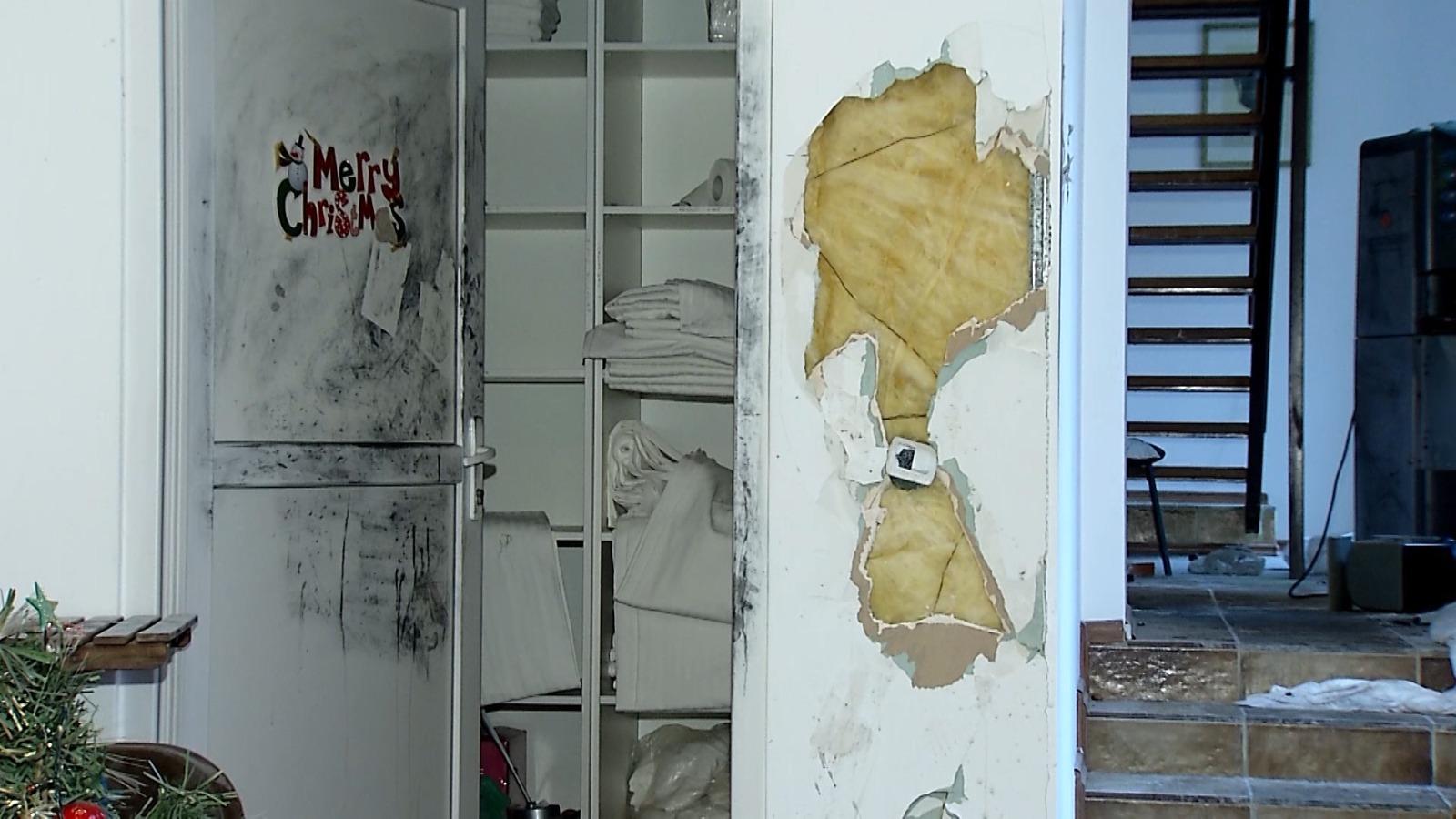 Cum arăta vila din Bucureşti înainte şi după petrecerea de Revelion