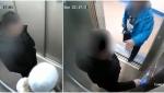 Momentul în care un tată ia la pumni un pedofil care tocmai ce-i hărţuise fiica în lift, într-un bloc din Surgut, Rusia