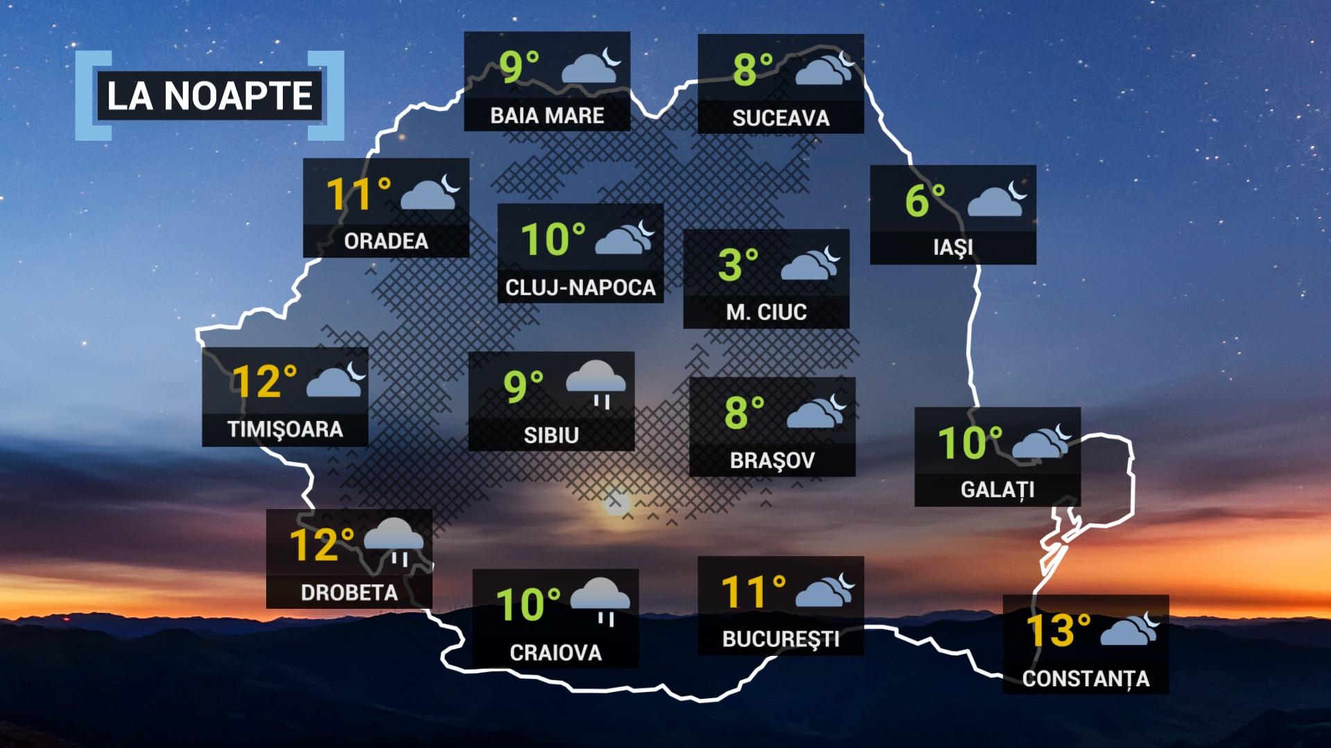 prognoza meteo ANM 12 octombrie 2022