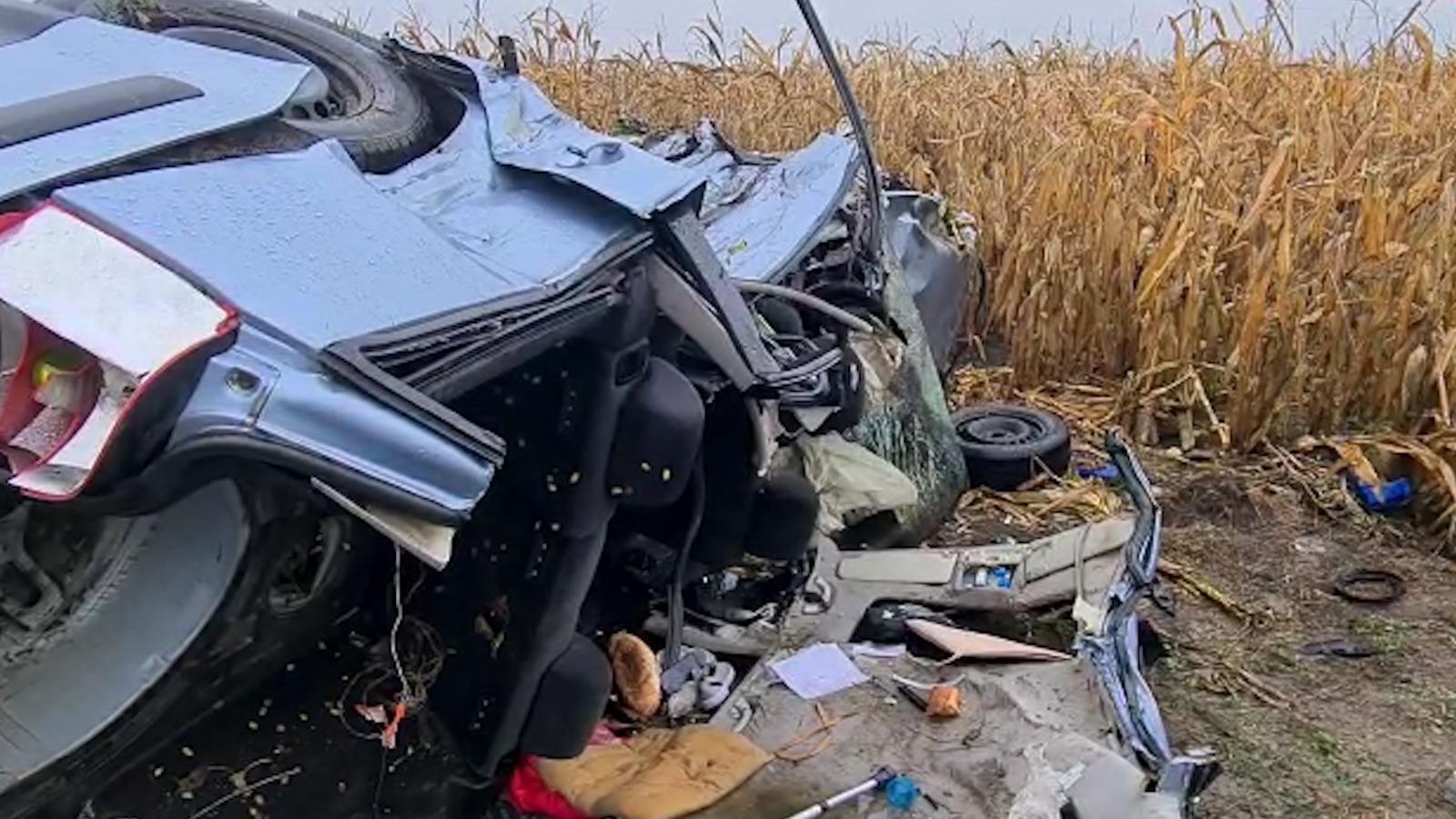 Accident cumplit pe un drum din Neamţ