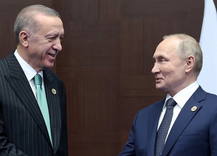 Erdogan începe lucrările la hubul de livrare a gazelor propus de Putin. Cum vrea Kremlinul să profite de situaţia economică a Turciei