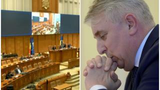 Dezbaterea moţiunii simple împotriva ministrului de Interne Lucian Bode. Drulă: "Sunteţi o vulnerabilitate de securitate pentru România"