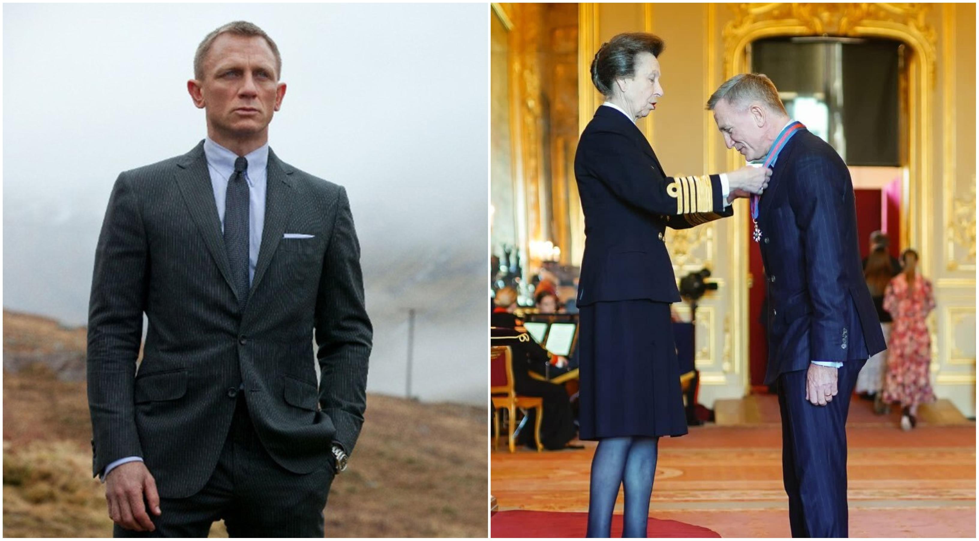 Daniel Craig, aceeaşi distincţie ca James Bond. Prinţesa Anne a fost cea care l-a decorat pentru contribuţia sa în cinematografie