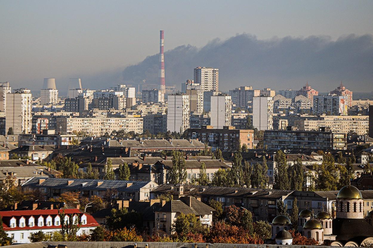 bombardament în Kiev