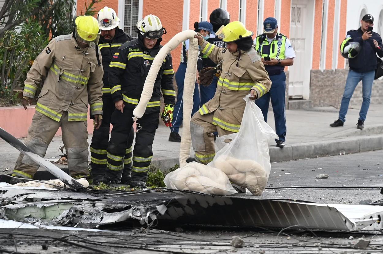 Imagini de la faţa locului