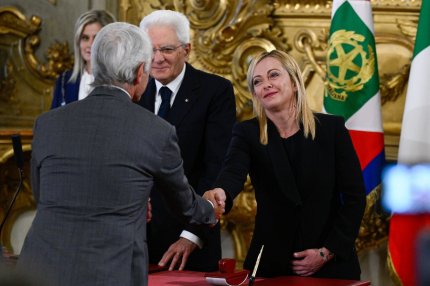 Giorgia Meloni a depus jurământul ca prim-ministru al Italiei.