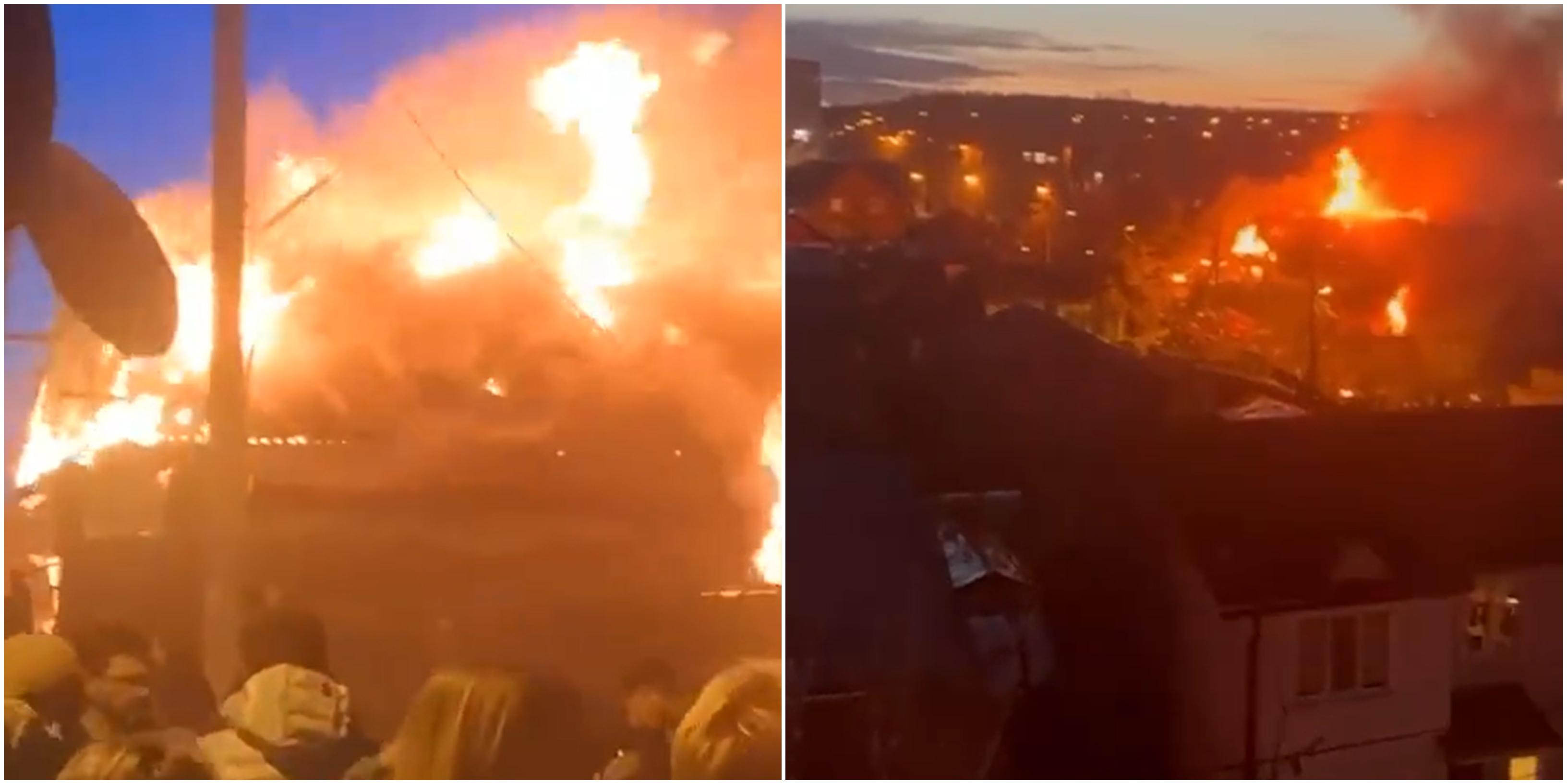 Un avion de vânătoare rus s-a prăbuşit peste o casă în Siberia