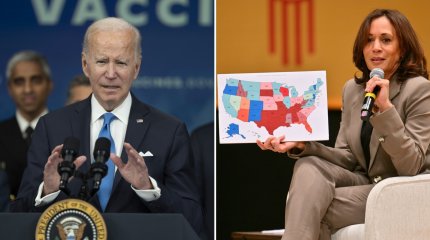 președintele Joe Biden și vicepreședintele american Kamala Harris