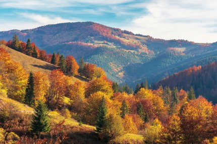 peisaj de toamnă în România