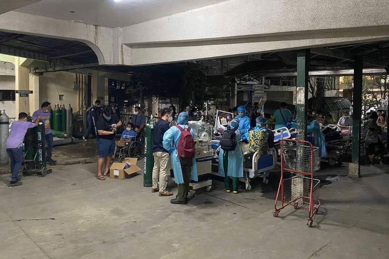 Imagini de la faţa locului