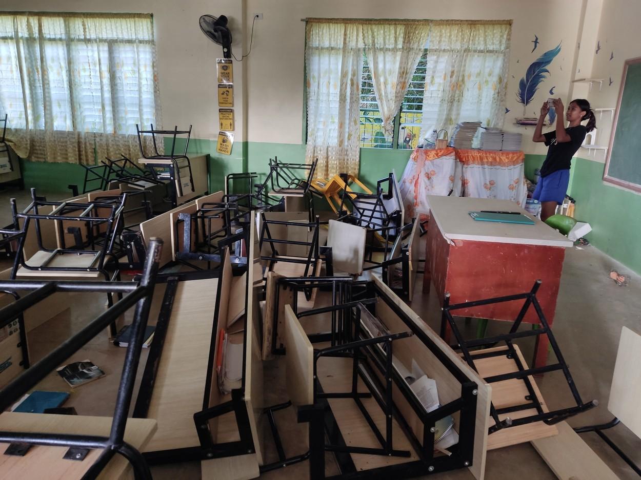 Imagini de la faţa locului