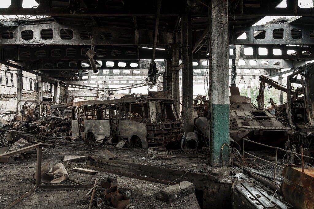 Baza militară rusească distrusă cu HIMARS-uri în Balakliia, Ucraina
