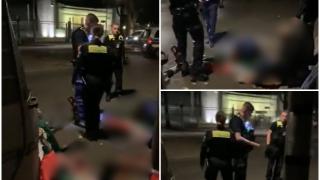 Atac cu cuțitul la Berlin. Câţiva bărbați mascați s-au năpustit asupra demonstranților pașnici din fața ambasadei Iranului