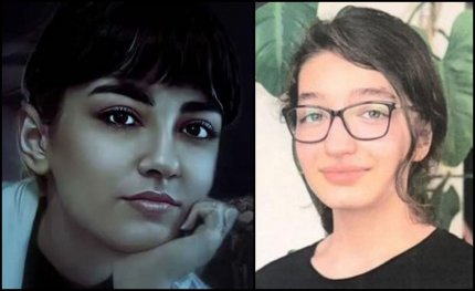 Nika Shakrami şi Sarina Esmailzadeh