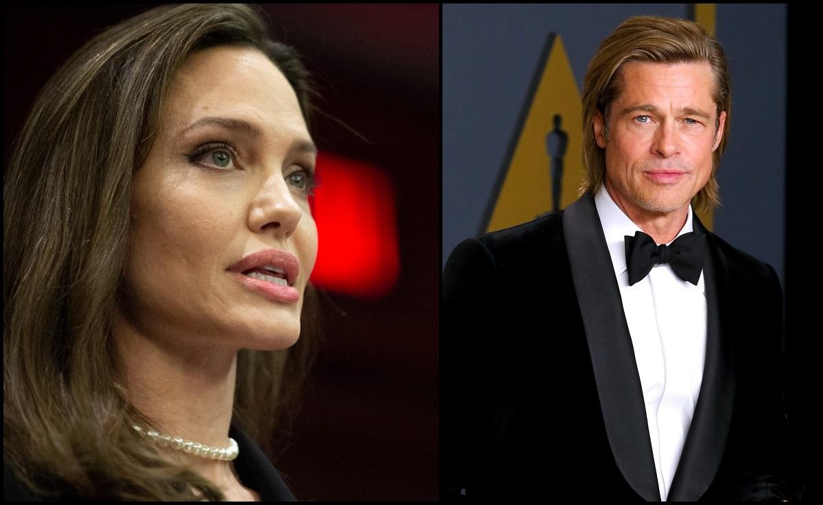 Brad Pitt (foto dreapta) şi Angelina Jolie ( foto stânga)
