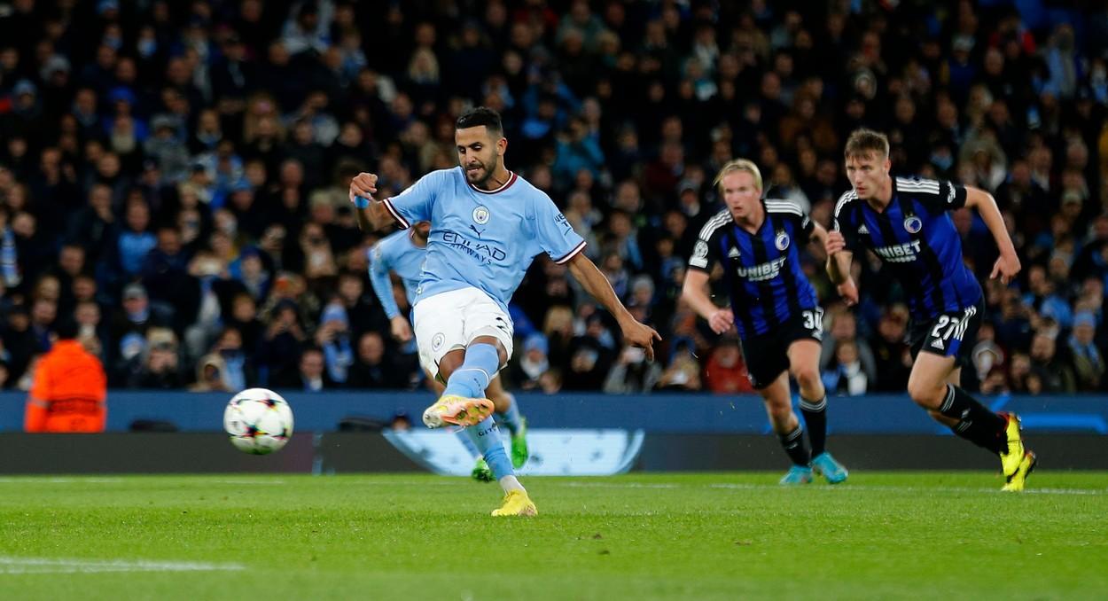 Liga Campionilor meci Manchester City - FC Copenhaga 5-0