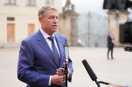 Klaus Iohannis la Praga