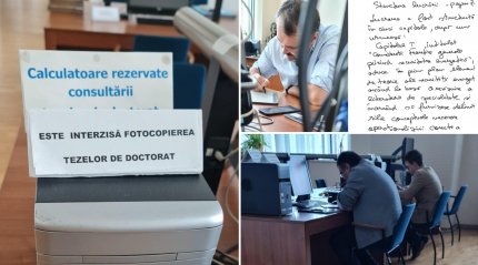 politicieni de la USR transcriu teza de doctorat a ministrului de Interne Lucian Bode, la Biblioteca Națională