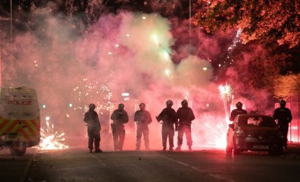 Poliţiştii la faţa locului