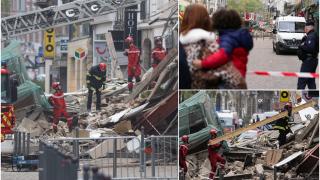 Două clădiri s-au prăbuşit în centrul oraşului Lille. Un tânăr, care a presimţit tragedia, şi-a salvat vecinii după ce a văzut zidul deformat