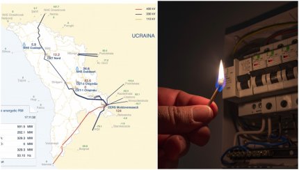 Republica Moldova a rămas fără curent după seria de atacuri ale armatei ruse asupra Ucrainei