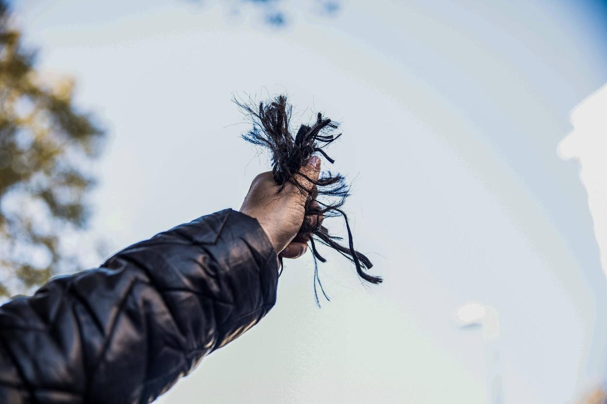 Imagini de la faţa locului